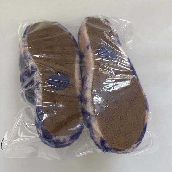 UGG RAINBOW FLUFF YEAH SLIDE Slippers Marble Multicolor Size 11 CLEAN - Picture 12 of 12